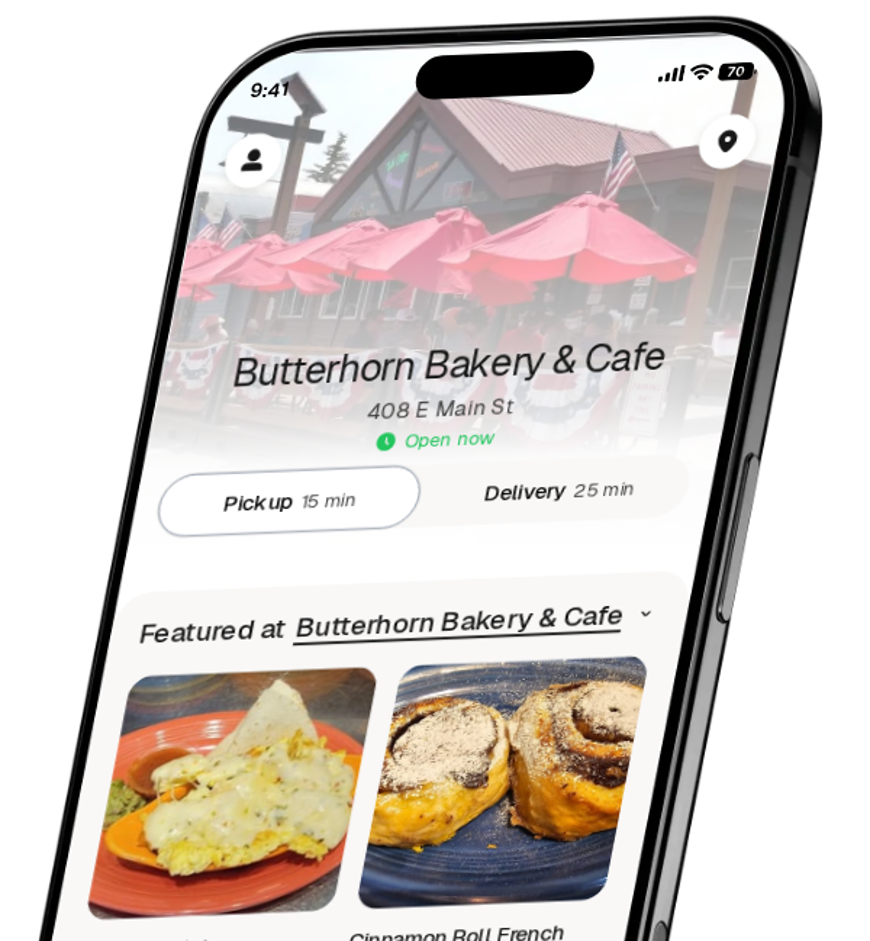 Butterhorn Bakery & Cafe app preview